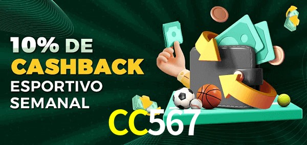 10% de bônus de cashback na CC567